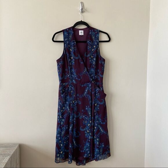 Cabi-treasure paisley Floral Midi Dress (Size:6) - Picture 2 of 9